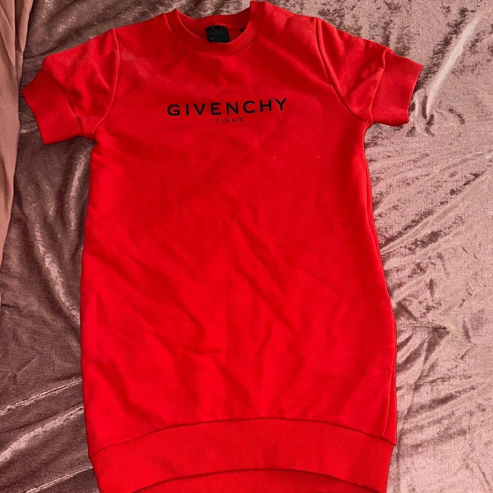 Red girls Givenchy dress size 8
